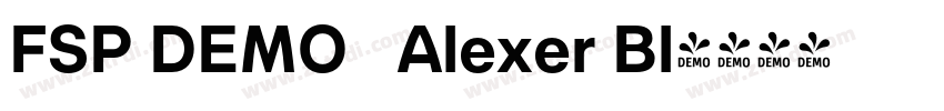 FSP DEMO   Alexer Bl字体转换